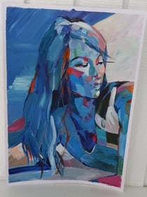 Original Painting  (female) on Paper
