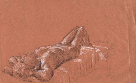 Joseph Smedley 1922-2016 British Modernist Figurative Drawing 1960