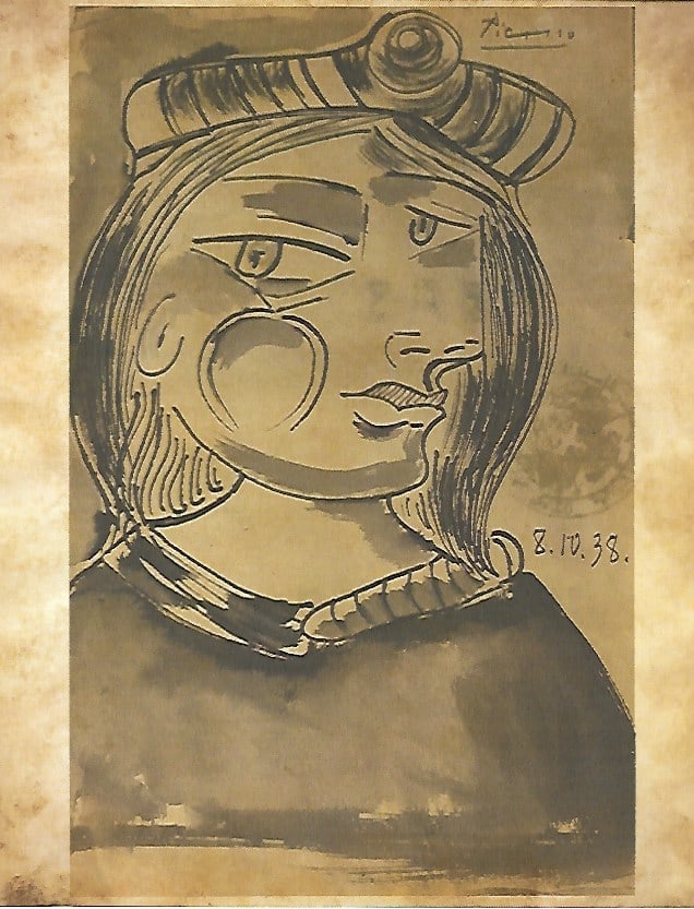 Pablo Picasso Fine Art drawing/print Ink on Paper (1 of 2)