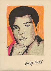 Andy Warhol Mixed Media on Paper