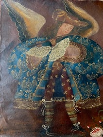 Cusco Folk Art Oil Painting on Canvas