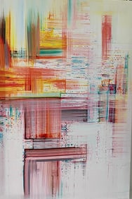 Abstract Multicolor Canvas Art Print