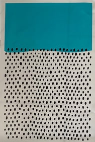 Mid Century Modern Abstract Color Blocks Wall Canvas