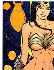 LARGE Signed Graffiti Pop Art Print Death NYC