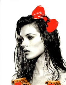 LARGE Signed Graffiti Pop Art Print Death NYC