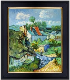 Van Gogh House Oil Painting on Canvas Framed