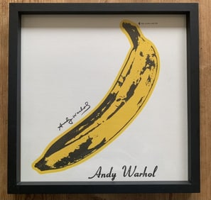 Andy Warhol  Velvet Underground And Nico banana sleeve.