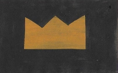 Jean Basquiat Painting Post Card - SAMO (After)