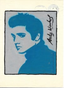 Andy Warhol (Ame 1928-87) Mixed Media Painting on Paper. Pop Art Era.After Artist