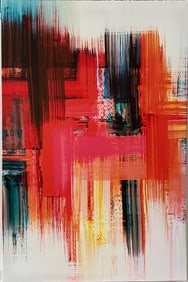 Abstract Multicolor Canvas Art Print