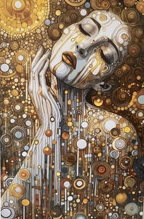 Gustav Klimt Print on Canvas: Gustav Klimt Print on Canvas .approx size: 24 x 16. Stretch Canvas. Gustav Klimt was an Austrian painter and a prominent figure in the Vienna Secession movement. His work is known for its decorative s