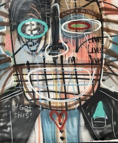 XL Abstract Painting on Canvas(After artist)