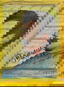 Mixed Media Pablo Picasso Drawing on Paper After (artist)