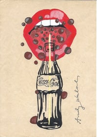 Andy Warhol Mixed Media on Paper