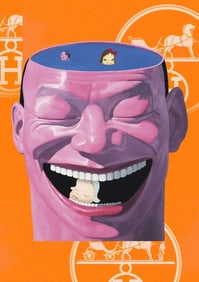 Signed Graffiti Pop Art Print Death NYC Ltd Ed