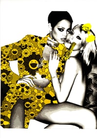 LARGE Signed Graffiti Pop Art Print Death NYC