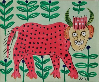 Maria Prymachenko Signed, Ukrainian 20th Century Modern