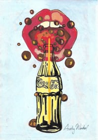 Andy Warhol Mixed Media on Paper