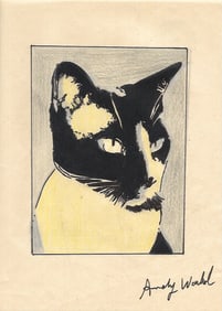 Andy Warhol Mixed Media on Paper