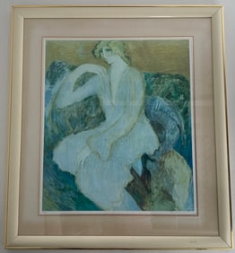 Barbara A. Wood, American (1926 - ) Lithograph, signed and numbered
