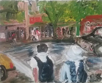 Robert Sunholm. NYC Modern Impressionism Plain Air
