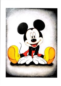 Mickey Mouse Modern Art Fine Art Print on Thick Paper (After)