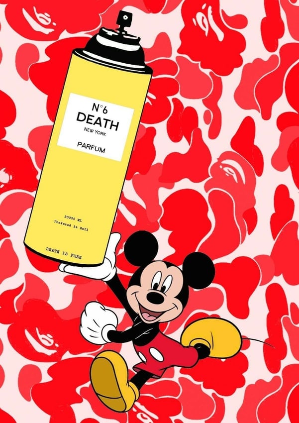LARGE Signed Graffiti Pop Art Print: LARGE Signed Graffiti Pop Art Print Death NYC Ltd Ed size:12 x 17.Paper: Fine art 300 gsm paper.Certificate of Authenticity signed by DEATH NYC Collection.WE OFFER IN-HOUSE SHIPPING VIA USPS PRIORITY 