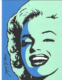 Andy Warhol Mixed Media on Paper