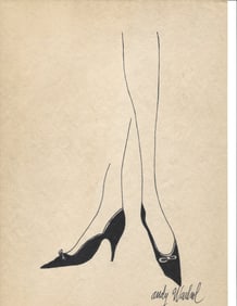 Andy Warhol Mixed Media on Paper