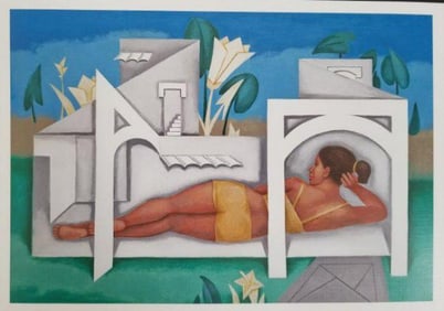Adigio Benitez Lithograph Print on Paper
