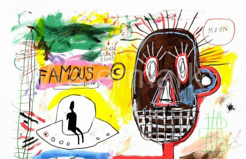 Neo-Expressionism Print on Thick Paper. JMB (1 of 1)