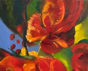 Abstract Painting Art On Canvas