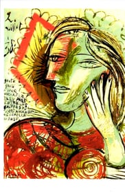 Pablo Picasso Print on Thick Paper