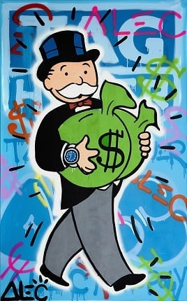 Alec Monopoly Fine Art Print on High Quality Paper (1 of 1)