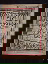 Keith Haring Newspaper - Untitled,1983 Keith Haring Newspaper Marker Art