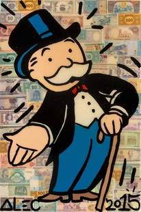 Alec Monopoly Fine Art Print on High Quality Paper: Alec Monopoly Fine Art Print on High Quality Paper.Embossed Stamp.`Paper Size - 12 x 17 Inches. Good Condition. We pack & Ship for you. We take care of the shipping services in house