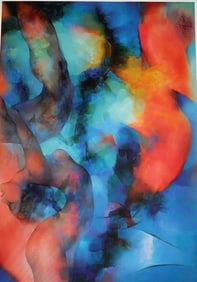 ERNESTO GARCIA PENA LITHOGRAPH on Thick Paper