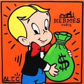 Alec Monopoly Fine Art Print on High Quality Paper.Embossed