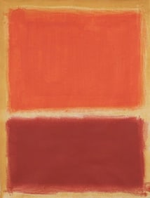Mark Rothko Signed Abstract Expressionist Oil Painting On Canvas - American Art