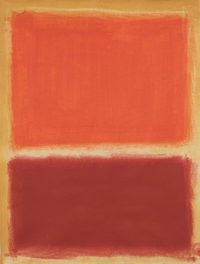 Mark Rothko Signed Abstract Expressionist Oil Painting On Canvas - American Art (1 of 3)