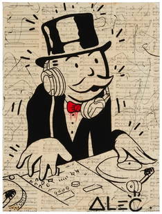 Alec Monopoly Fine Art Print on High Quality Paper: Alec Monopoly Fine Art Print on High Quality Paper.Embossed Stamp.`Paper Size - 12 x 17 Inches. Good Condition. We pack & Ship for you. We take care of the shipping services in house