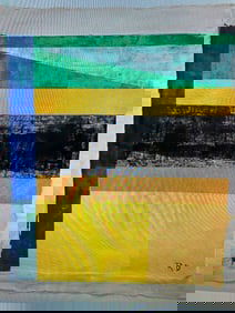 RD, Modern Art 20th Century Painting On Canvas