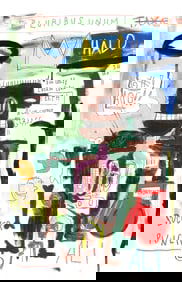 Jean Basquiat Expressionism Print on Thick Paper.