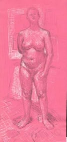 Joseph Smedley 1922-2016 British Modernist Figurative Drawing 1960