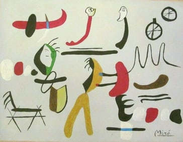 Jackson Pollock Abstract Painting on Canvas
