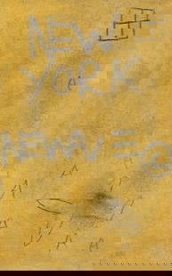 Jean Basquiat  Painting Post Card - SAMO (After): Jean Basquiat Painting Post Card - SAMO (After) . size: 5 x 3 1/2.GOOD CONDITION, Jean-Michel Basquiat was a Brooklyn-born, African-American artist who became a cultural icon of the 1980s New York art