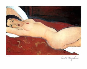 Amedeo Modigliani Lithograph signed numbered