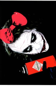 LARGE Signed Graffiti Pop Art Print Death NYC
