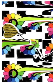 LARGE Signed Graffiti Pop Art Print Death NYC