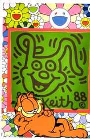 LARGE Signed Graffiti Pop Art Print Death NYC